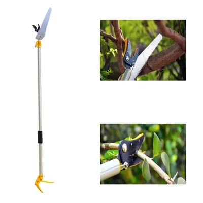 Hectare 10 Feet long Telescopic Pruner Cut and hold pruner for Branch Cutting & Fruit Plucking